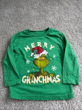 jumping beans Green Grinch 'Merry Grinchmas' Long Sleeve Tee